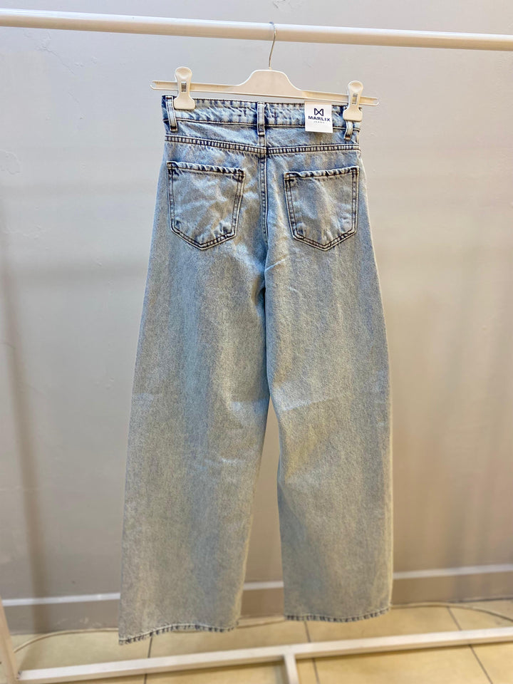 BAGGY KOT PANTOLON Buz Mavisi