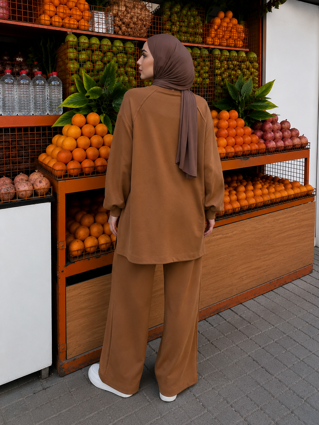 5039 OYSHO TAKIM Kahverengi
